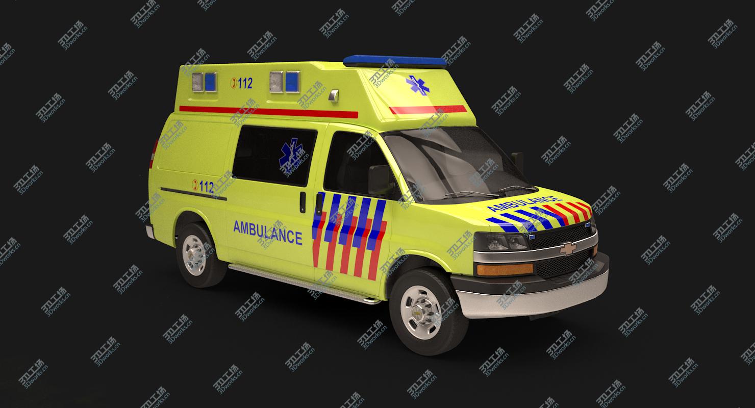 images/goods_img/20210313/3D model 2020 Chevrolet Express EMS Ambulance Collection/2.jpg